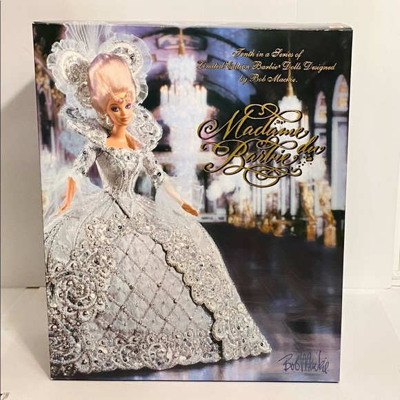 🌹🍃New In Box-1997 Bob Mackie-Limited Edition “Madame Du” Porcelain Barbie Doll - Picture 11 of 16